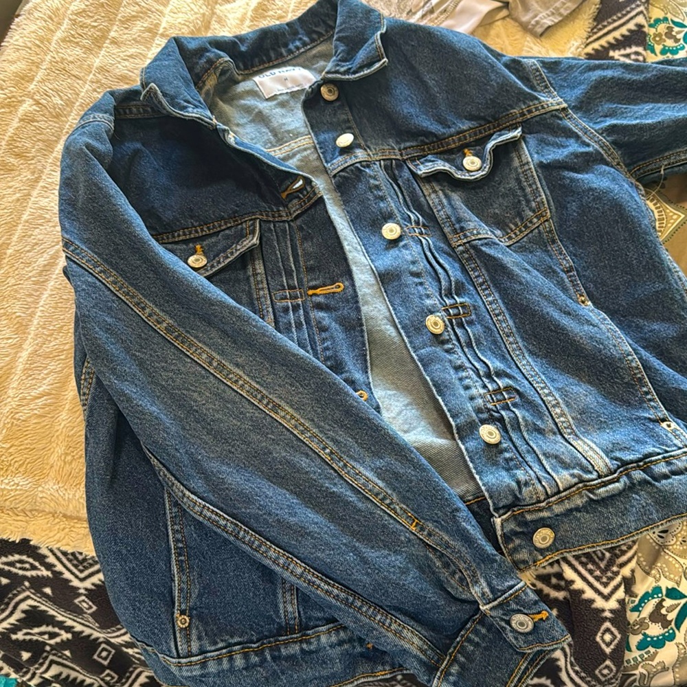 Dark wash jean jacket